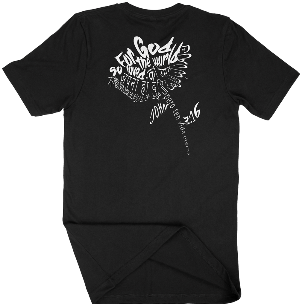 John 3:16 Rose - Performance Tee